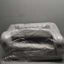 MOMCAYWEX Kids Sofa, 2in1 FlipOut Foam Couch with Soft Sherpa Cover, Cozy Play Lounge Chair, Grey