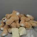 MorisMos 14Pcs Teddy Bears Bulk Baby Shower, 14inch Cute Teddy Bear Stuffed Animal Plush, Small Stuffed Bears on Centerpiece Baby Shower, Kids Party Favors, Brown