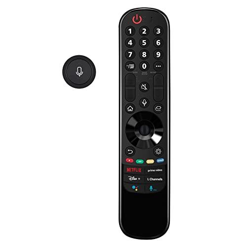 PERFASCIN MR21GA Voice Replaced Remote Control fit for LG TV with Netflix Prime Video LG-Channel Button