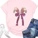 Easter Shirts for Women Happy Bunny Shirt Cute Rabbit Graphic Tee Funny Easter Gifts Short Sleeve Tops, 2XL