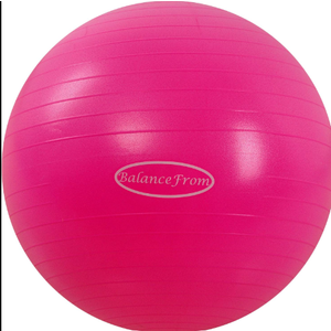 BalanceFrom Anti-Burst Exercise Ball with Quick Pump - Yoga, Fitness, Birthing - 2,000lb Capacity