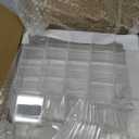 Tuanse 40 Pcs Acrylic Box with Lid Clear Small Acrylic Box Plastic Square Cube with Lid Mini Containers Display 2.2 x 2.2 x 2.2 Inch for Candy Pill Tiny Jewelry Toys Gifts