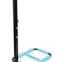 ALMULOO RV Hitch Mount Kayak Rack Fits up to 12'' Kayaks Vertical Standing Kayak Carrier 2'' Hitch Receiver Height Adjustable 150LBS for RV Truck SUV Steel