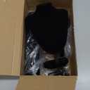 Comelyjewel 3pcs/pack Necklace Holder & Jewelry Organizer - Black Velvet 1 Row Bracelet Holder & 9" Necklace Display Stand & Jewelry Organizers and Storage Solution for Fashion Accessories