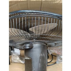 Simple Deluxe 18 Inch Household Commercial Wall Mount Fan 90 Degree Horizontal Oscillation, 5 Speed Settings 1 Pack,Black