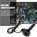 Throttle Grips Handlebar for Sur Ron, PSLER 22mm 7/8" Throttle Handle with Rolling Bearing Electric Throttle Handle Accelerator for Sur-Ron Light Bee X/S Segway X160 X260 Handle Grips (Black)