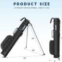 Findway Golf Stand Bag, Upgraded Par 3 Golf Bag Pitch n Putt Small Golf Bag with Ball Holder and Cooler Bag, Lightweight Golf Carry Bag for Men Women