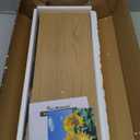 Fun Memories 30" Rustic Wood Deep Floating Shelves for Wall, Invisible Brackets for Decor & Storage, Living Room, Bathroom (Oak, Set of 2)