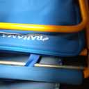 Old Bahama Bay Beach Cart with Large Wheels for Sand, Wide Wheelbase Beach Wagon with Insulated Cooler Bag, Body Board and Umbrella Holder | 100lb Capacity