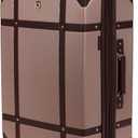 SwissGear 7739 Hardside Luggage Trunk with Spinner Wheels, Blush, Checked-Large 26-Inch