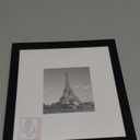upsimples 8x8 Picture Frame, Display Pictures 4x4 with Mat or 8x8 Without Mat, Wall Hanging Photo Frame, Black, 1 Pack