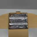 125 Count Silver Plastic Forks Heavy Duty, 7.28 Inch Forks Disposable Heat Resistant Durable Silver Plastic Disposable Utensils for Parties, Wedding, Daily Events