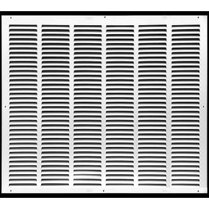 26" x 26" Return Air Grille - Sidewall and Ceiling - HVAC Vent Duct Cover Diffuser - [White] [Outer Dimensions: 27.75w X 27.75" h]