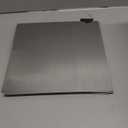 Art3d 4" x 12" Peel and Stick Stainless Steel Metal Tile for Kitchen, Subway Backsplash (15 Pack)