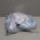 30 Pcs Spa Sleepover Party Supplies 6 Bow Makeup Headband 6 Plush Sleep Eye Mask 6 Velvet Scrunchies 6 Makeup Remover Cloth 6 Clear Cosmetic Bags for Women Slumber Party Favors (Blue)