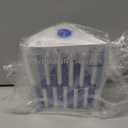 Rite Lite Natural Chanukah Candles, Pack of 45 Candles, Hanukkah Candles Bulk, Two Tone Hanukkah Candles for Menorah (Blue & White)