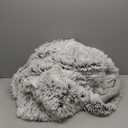 Luciphia Large Waterproof Dog Blanket for Pet Washable Liquid Proof Bed Intimacy Protection Shaggy Plush Calming Long Faux Fur Couch Cover Calming Cat Throw Blankets, Mist Grey, 60" x 80"