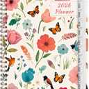 4 x 2026 Planner, Weekly and Monthly Calendar Planner Agenda, Jan 2026 - Dec 2026, Planning Academic Book, Office Desk Accessories and School Supplies - A5 (6.3'' x 8.5'') (Blossom & Birds)