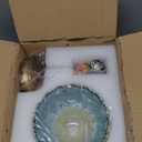 Vintage Wall Sconce Yellow and Blue Gradient Wall Light Bedside Wall Lamp Matte Brass Bedroom Light Fixtures in Door Lighting Fixture for Living Room Hallway Corridor