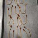 Shappy 12 Pieces Christmas Garland Ties for Banister Christmas Decorative Reusable Flexible Twist Ties for Garland Staircase Home Decoration Holiday Craft Wrapping (Brown)