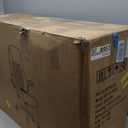 Home Office Chair, Executive Comeputer Desk Chair Ergonomic Office Chair with Adjustable Lumbar Support, Tilt Lock, PU Leather, Swivel Rolling Chair for Gaming Adult Working Study-Brown