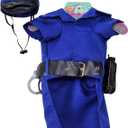 Rubies Police Officer Pet Costume for Dogs or Cats, Large