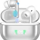AI Language Translator Earbuds 3-in-1 Translating Earbuds Real Time for 114 Languages, Wireless Bluetooth Translation Earbud, Translation Headphones, Audfonos Traductores, Ideal for Travel & Business (Silver)