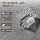 DEXDE Peel and Stick Floor Tile Black Waterproof Vinyl, 2FTx2FT 10 PC