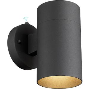 Ken & Ricky Dusk to Dawn Wall Lights, Outdoor Sconces Wall Lighting, Modern Exterior Light Fixture with Photocell Sensor for Porch Garage Patio Doorway Entryway House -1 Pack