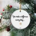 Never Forget The Difference You Make - Thoughtful Farewell Gift for Colleagues, Teachers & Friends - Appreciation Keepsake (T20)