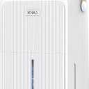 KNKA 2500 Ft² Max 34 Pints Dehumidifier for Basement with Drain Hose, White
Dehumidifiers for Home, Bedroom, Bathroom, Large Room, Three Modes, Intelligent Humidity Control, Dry Clothes, 24HR Timer