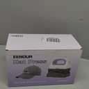 EENOUR Hat Press Machine, Mini Heat Press for Caps with 3 Heating Levels & Auto-Off, Handheld Cap Easy Press with 3"5.5" Arched Heating Plate, 2 Press Platens, A Safety Base