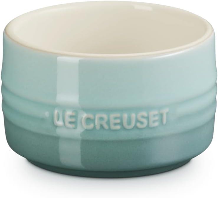 Le Creuset Stoneware Straight Wall Ramekin, 7 Oz., Sea Salt
