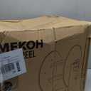MEKOH Pressure Washer Hose Reel 150FTx3/8”, 300FTx1/4” Manual Power Washer Hose Reel with M22 14mm Fitting,4500PSI Heavy Duty Hose Reel for Water,High Pressure Metal Reel with Wall/Van/Trailer Mount