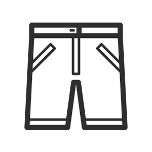 blue and green shorts Size not Specified