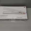 T3 Lucea Professional Straightening & Styling Iron, 1 or 1.5 Digital Ceramic Flat Iron with 9 Adjustable Heat Settings for Straight, Smooth Styles or Waves and Curls on All Hair Types (White/Rose Gold)