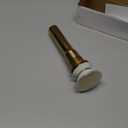 Bathroom Sink Drain, Gold Drain Stopper Bathroom Sink with Overflow,Pop Up Drain Assembly with Detachable Strainer Basket,Built-in Anti-Clogging Strainer,Stainless Steel