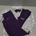 ZOEREA Toddler Boy Suit Formal Wedding Outfits Gentleman Clothes Long Sleeve Shirt + Suspender Pants + Bowtie (5-6 Years, Purple)