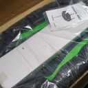 550 LBS Foldable Mini Trampoline, 48" Adult Fitness Trampoline with Bungees, U Shape Adjustable Foam Handle, Stable & Quiet Exercise Rebounder,Indoor/Outdoor Workout (48IN, 48-GREEN)