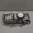 TAILI Shower Caddy Suction Cup with Hooks and Soap holder, Heavy Duty Bathroom Shower Organizer, No Drilling Bathroom Holder with Large Capacity, Metal Black Storage Basket