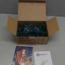 C7 C9 Christmas Lights Universal Spring Clips, 50 Count Quick Spring Clips for Holiday Light Decorations, Shatterproof Shingle and Gutter Clips for E12 E17, Metal Surface Roof Fence Railing Gates (Green)