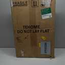TEHOME Chrome Rounded Rectangle Pivot-N-View Bathroom Vanity Mirror Rotating Tilting Mirror Corner Vanity, 14 x 22''