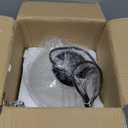 8 Inch Black Mid Century Pendant Light Globe Clear Glass Fixture Lights Kitchen Island Globe Pendant Light Mid Century Adjustable Hanging Farmhouse Lights Fixtures for Kitchen Island