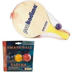 Pro Kadima Paddle Set Plus Replacement Smash Balls Bundle