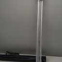 T-SIGN Reinforced Block Adjustable Tripod X Banner Stand, 23 x 63 to 32 x 78 Inch, Portable Travel Bag, Bigger, More Adaptable, Trade Show Exhibition - Silver (Pack of 1)