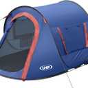 Pop-up Tent,2 Person Camping Tent,Instant Portable Beach Tent,Easy Pop Up Shade Tents 2 Doors for Camping Hiking & Traveling with Carrying Bag, 7.2ft x 4.5ft x 40in
