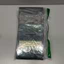 Smell Proof Bag, 100 Pack Sealed Bags for Small Business, Food Storage Bags with Window,Dog Treat Bag, Bakery Bags, Candy Packaging, Resealable Paper Stand Up Pouch (5.5x7.9in, Black)