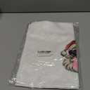 Santa Christmas Kitchen Towels - Christmas Hand Towels for Bathroom, Christmas Dish Towels for Kitchen, Pink Santa Christmas Kitchen Decor, Retro Pink Christmas Decor for Bathroom