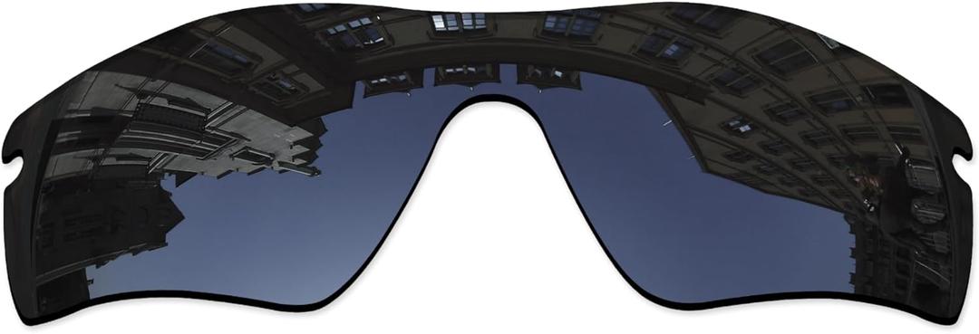 Vonxyz Lenses | Earsocks Nose Pieces Replacement for Oakley Radar Path Sunglass - Multiple Options (Stealth Black Polarized)