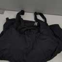 Aqua Eve Tankini Tops for Women Swimwear Top Only Tummy Control Bathing Suit Top No Bottom (X-Large, Black)